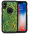 Abstract Wet Paint Green Lines - iPhone X OtterBox Case & Skin Kits