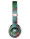 Abstract Wet Paint Mint Green to Red Full-Body Skin Kit for the Beats by Dre Solo 3 Wireless Headphones