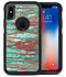 Abstract Wet Paint Mint Rustic - iPhone X OtterBox Case & Skin Kits