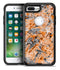 Abstract Wet Paint Orange - iPhone 7 or 7 Plus Commuter Case Skin Kit