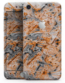 Abstract Wet Paint Orange - Skin-kit for the iPhone 8 or 8 Plus