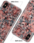 Abstract Wet Paint Pale Pink - iPhone X Clipit Case