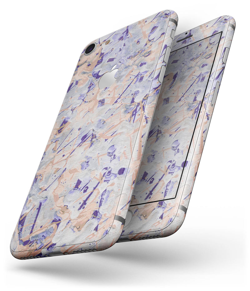 Abstract Wet Paint Pale - Skin-kit for the iPhone 8 or 8 Plus