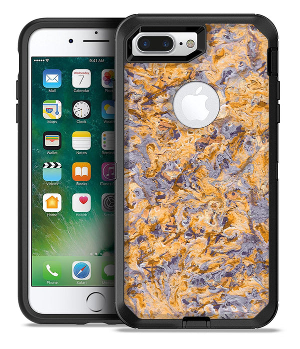 Abstract Wet Paint Pale v4 - iPhone 7 or 7 Plus Commuter Case Skin Kit