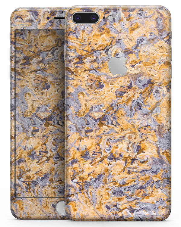 Abstract Wet Paint Pale v4 - Skin-kit for the iPhone 8 or 8 Plus