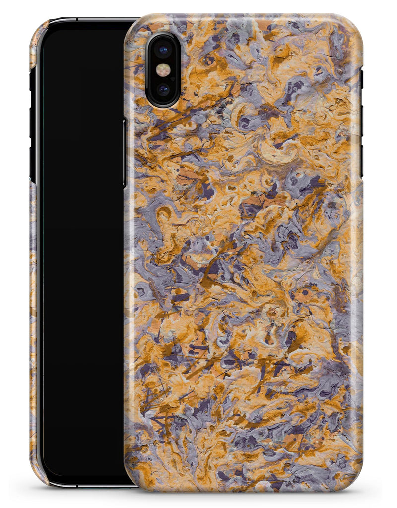 Abstract Wet Paint Pale v4 - iPhone X Clipit Case
