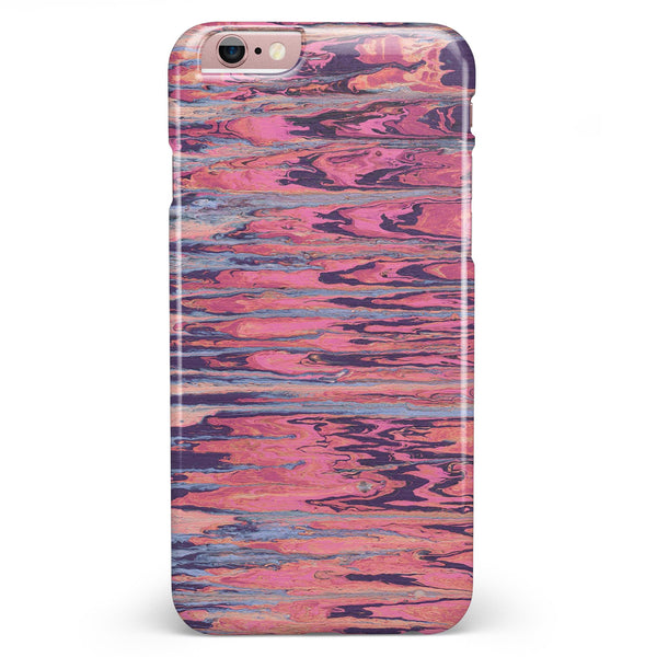 Abstract Wet Paint Pink Sag iPhone 6/6s or 6/6s Plus INK-Fuzed Case
