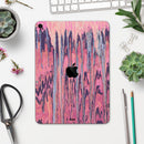 Abstract Wet Paint Pink Sag - Full Body Skin Decal for the Apple iPad Pro 12.9", 11", 10.5", 9.7", Air or Mini (All Models Available)