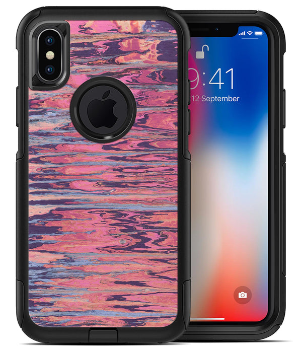 Abstract Wet Paint Pink Sag - iPhone X OtterBox Case & Skin Kits