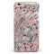 Abstract Wet Paint Pink Swirl iPhone 6/6s or 6/6s Plus INK-Fuzed Case