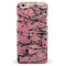 Abstract Wet Paint Pink and Black iPhone 6/6s or 6/6s Plus INK-Fuzed Case