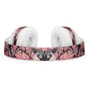 Abstract Wet Paint Pink and Black Full-Body Skin Kit for the Beats by Dre Solo 3 Wireless Headphones