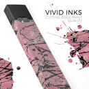 Abstract Wet Paint Pink and Black - Premium Decal Protective Skin-Wrap Sticker compatible with the Juul Labs vaping device