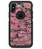 Abstract Wet Paint Pink and Black - iPhone X OtterBox Case & Skin Kits