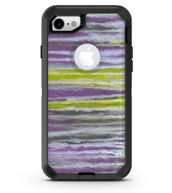 Abstract Wet Paint Purple Sag - iPhone 7 or 8 OtterBox Case & Skin Kits