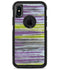 Abstract Wet Paint Purple Sag - iPhone X OtterBox Case & Skin Kits