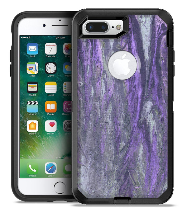 Abstract Wet Paint Purple v3 - iPhone 7 or 7 Plus Commuter Case Skin Kit