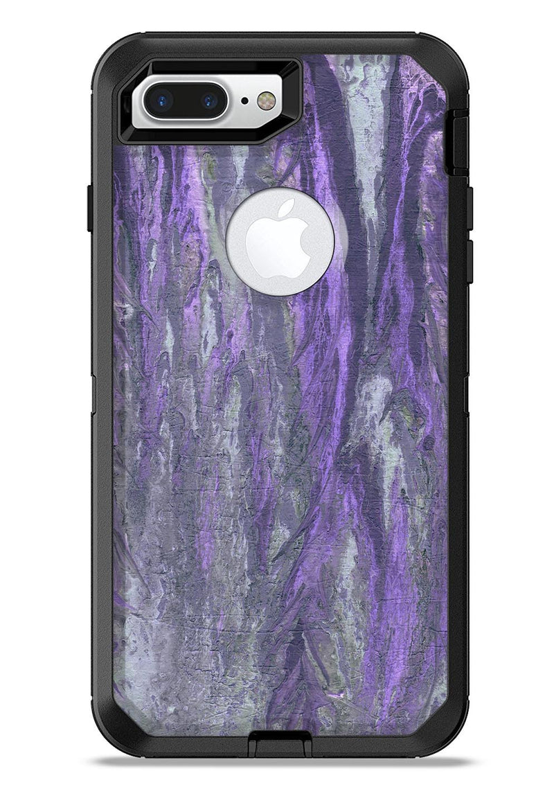 Abstract Wet Paint Purple v3 - iPhone 7 or 7 Plus Commuter Case Skin Kit