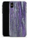 Abstract Wet Paint Purple v3 - iPhone X Clipit Case