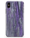 Abstract Wet Paint Purple v3 - iPhone X Clipit Case