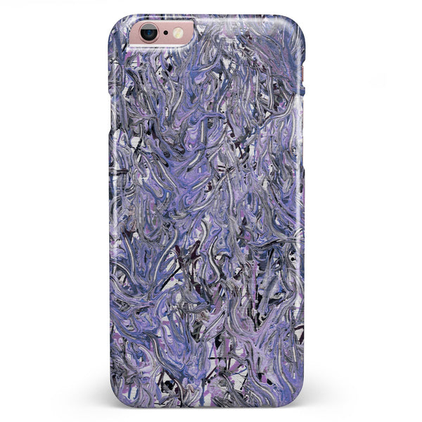 Abstract Wet Paint Purples v3 iPhone 6/6s or 6/6s Plus INK-Fuzed Case
