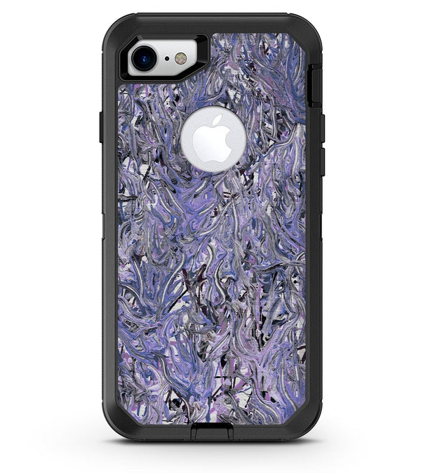 Abstract Wet Paint Purples v3 - iPhone 7 or 8 OtterBox Case & Skin Kits