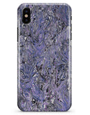 Abstract Wet Paint Purples v3 - iPhone X Clipit Case