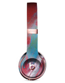 Abstract Wet Paint Red and Blue Full-Body Skin Kit for the Beats by Dre Solo 3 Wireless Headphones