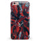 Abstract Wet Paint Red v95 iPhone 6/6s or 6/6s Plus INK-Fuzed Case