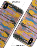 Abstract Wet Paint Retro Pink - iPhone X Clipit Case