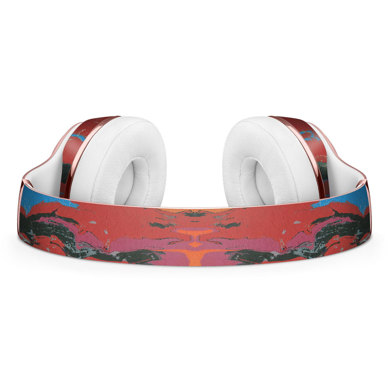 Abstract Wet Paint Retro V4 Full-Body Skin Kit for the Beats by Dre Solo 3 Wireless Headphones