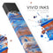 Abstract Wet Paint Rustic Blue - Premium Decal Protective Skin-Wrap Sticker compatible with the Juul Labs vaping device
