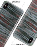Abstract Wet Paint Smoke Red - iPhone X Clipit Case
