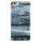 Abstract Wet Paint Soft Blue iPhone 6/6s or 6/6s Plus INK-Fuzed Case