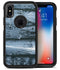 Abstract Wet Paint Soft Blue - iPhone X OtterBox Case & Skin Kits