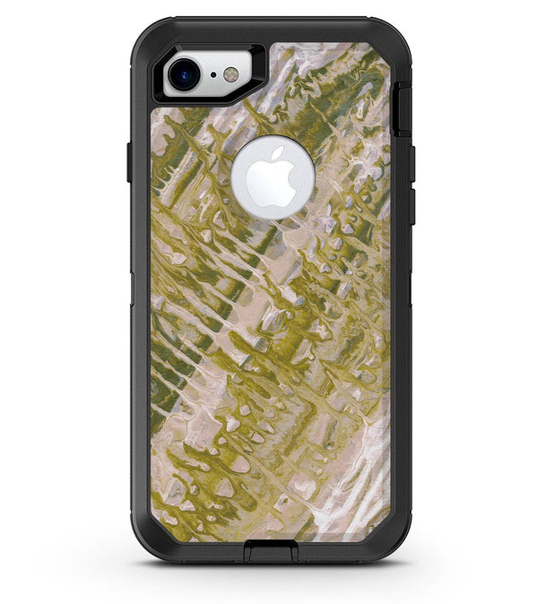 Abstract Wet Paint Subtle Pink Gold - iPhone 7 or 8 OtterBox Case & Skin Kits