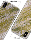 Abstract Wet Paint Subtle Pink Gold - iPhone X Clipit Case