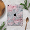 Abstract Wet Paint Subtle Pink and Gray - Full Body Skin Decal for the Apple iPad Pro 12.9", 11", 10.5", 9.7", Air or Mini (All Models Available)
