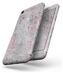 Abstract Wet Paint Subtle Pink and Gray - Skin-kit for the iPhone 8 or 8 Plus