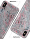 Abstract Wet Paint Subtle Pink and Gray - iPhone X Clipit Case