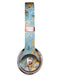 Abstract Wet Paint Teal and Gold Full-Body Skin Kit for the Beats by Dre Solo 3 Wireless Headphones