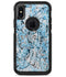 Abstract Wet Paint Teal - iPhone X OtterBox Case & Skin Kits