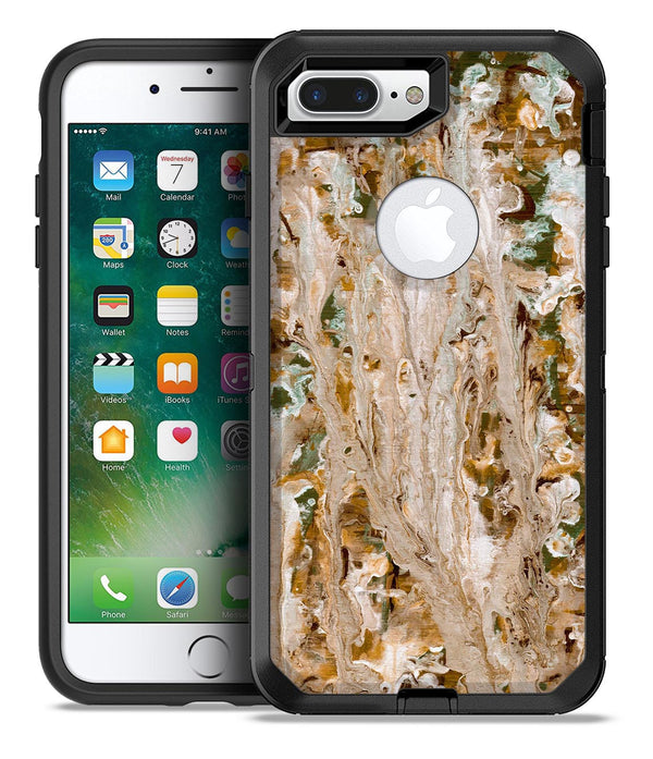 Abstract Wet Paint Vintage - iPhone 7 or 7 Plus Commuter Case Skin Kit
