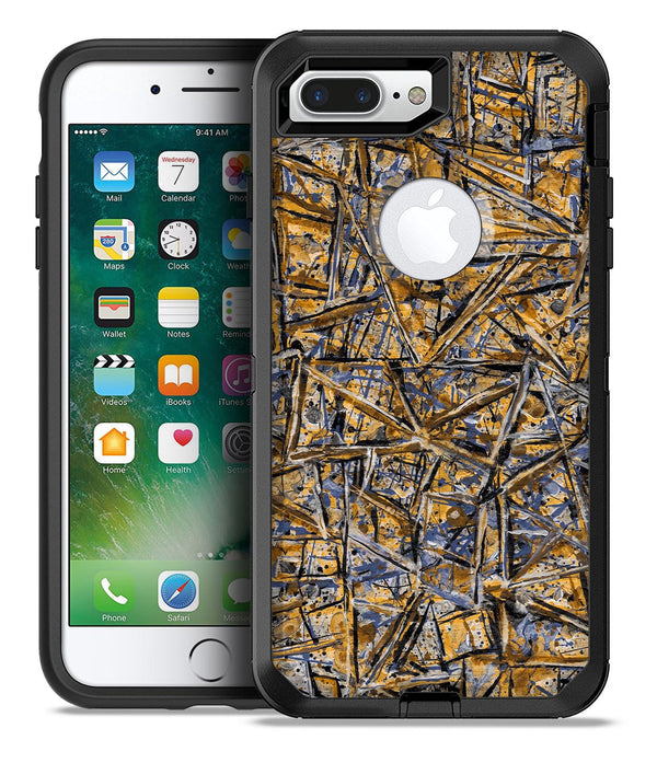 Abstract Wet Paint v4 - iPhone 7 or 7 Plus Commuter Case Skin Kit