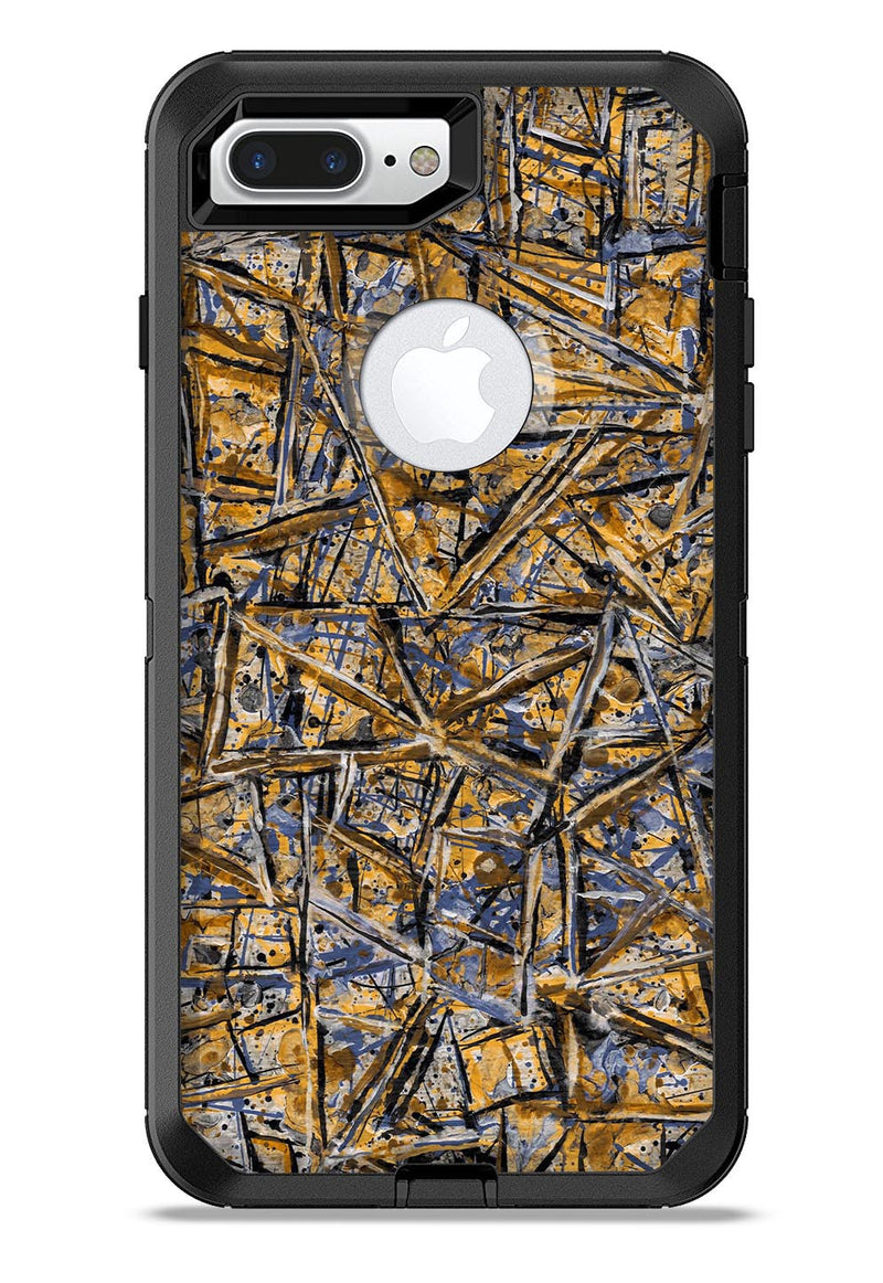 Abstract Wet Paint v4 - iPhone 7 or 7 Plus Commuter Case Skin Kit