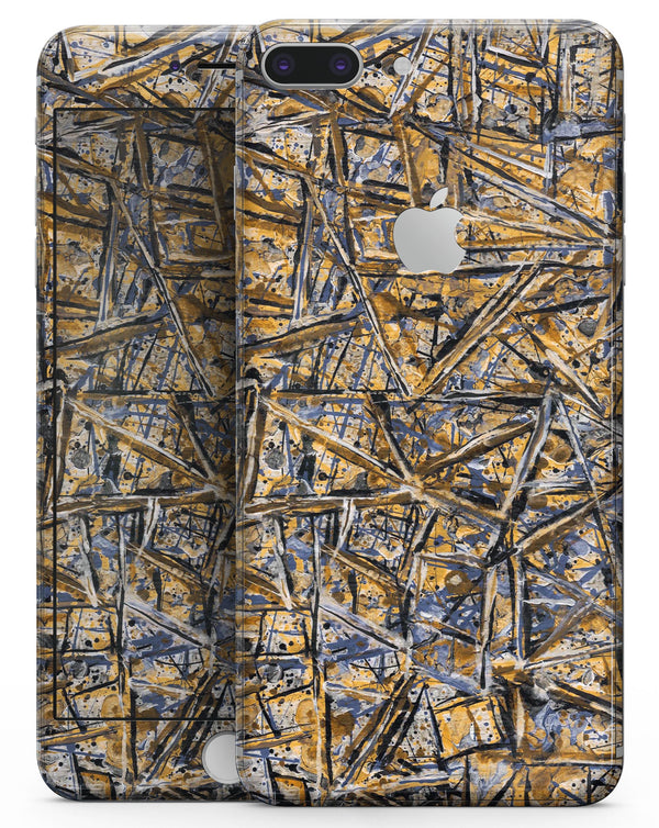 Abstract Wet Paint v4 - Skin-kit for the iPhone 8 or 8 Plus