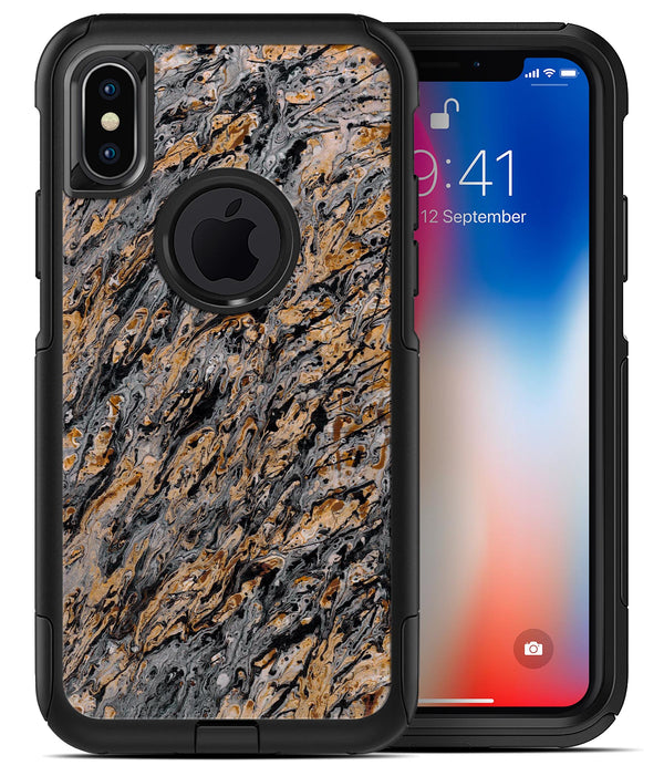 Abstract Wet Paint v6 - iPhone X OtterBox Case & Skin Kits