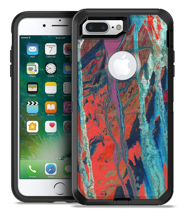 Abstract Wet Paint v92 - iPhone 7 or 7 Plus Commuter Case Skin Kit