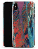 Abstract Wet Paint v92 - iPhone X Clipit Case