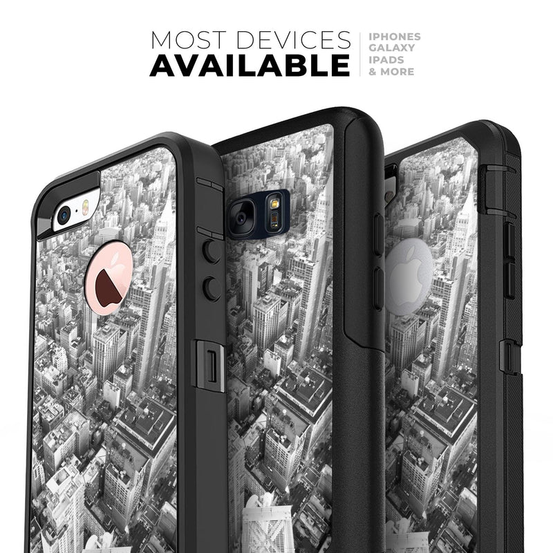Aerial CityScape Black and White - Skin Kit for the iPhone OtterBox Cases